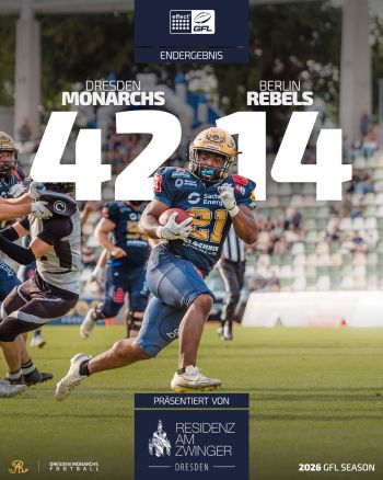 Monarchs halten Rebels in Schach