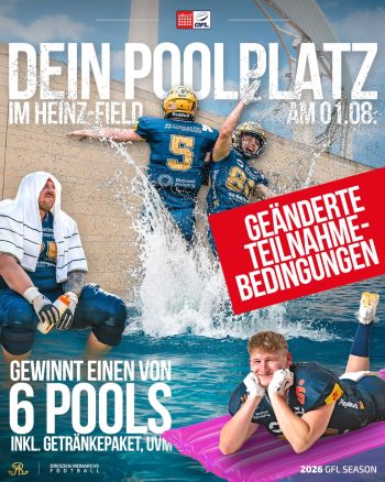Dein Poolplatz im Heinz-Field zum Summer Party Gameday 