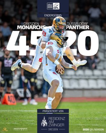 Monarchs gewinnen am Rhein