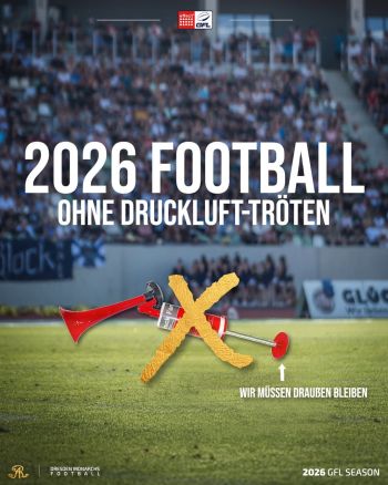2026 Football ohne Druckluft-Tröten!