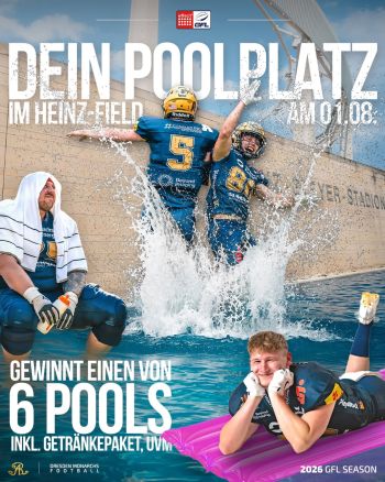 Dein Poolplatz im Heinz-Field