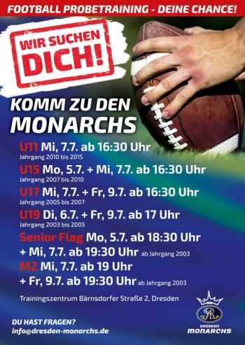Komm zu den Monarchs!