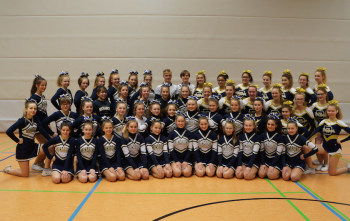 Cheerleader vor Regionalmeisterschaft