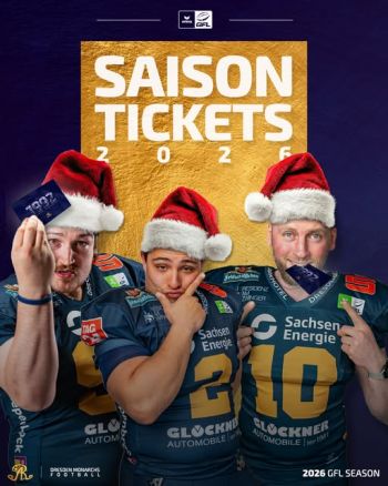 Dauerkarte 2026 als Weihnachtsgeschenk