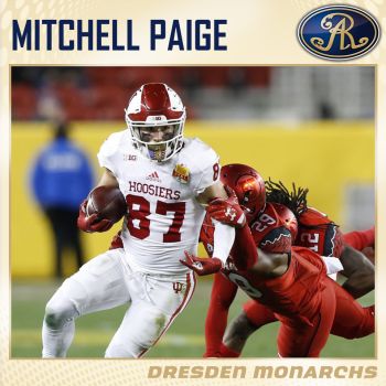 Widereceiver Mitchell Paige